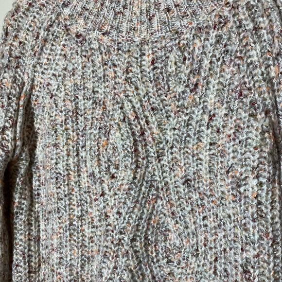Heartloom Rainbow Speck Cable Knit Sweater Size Small - Picture 3 of 9